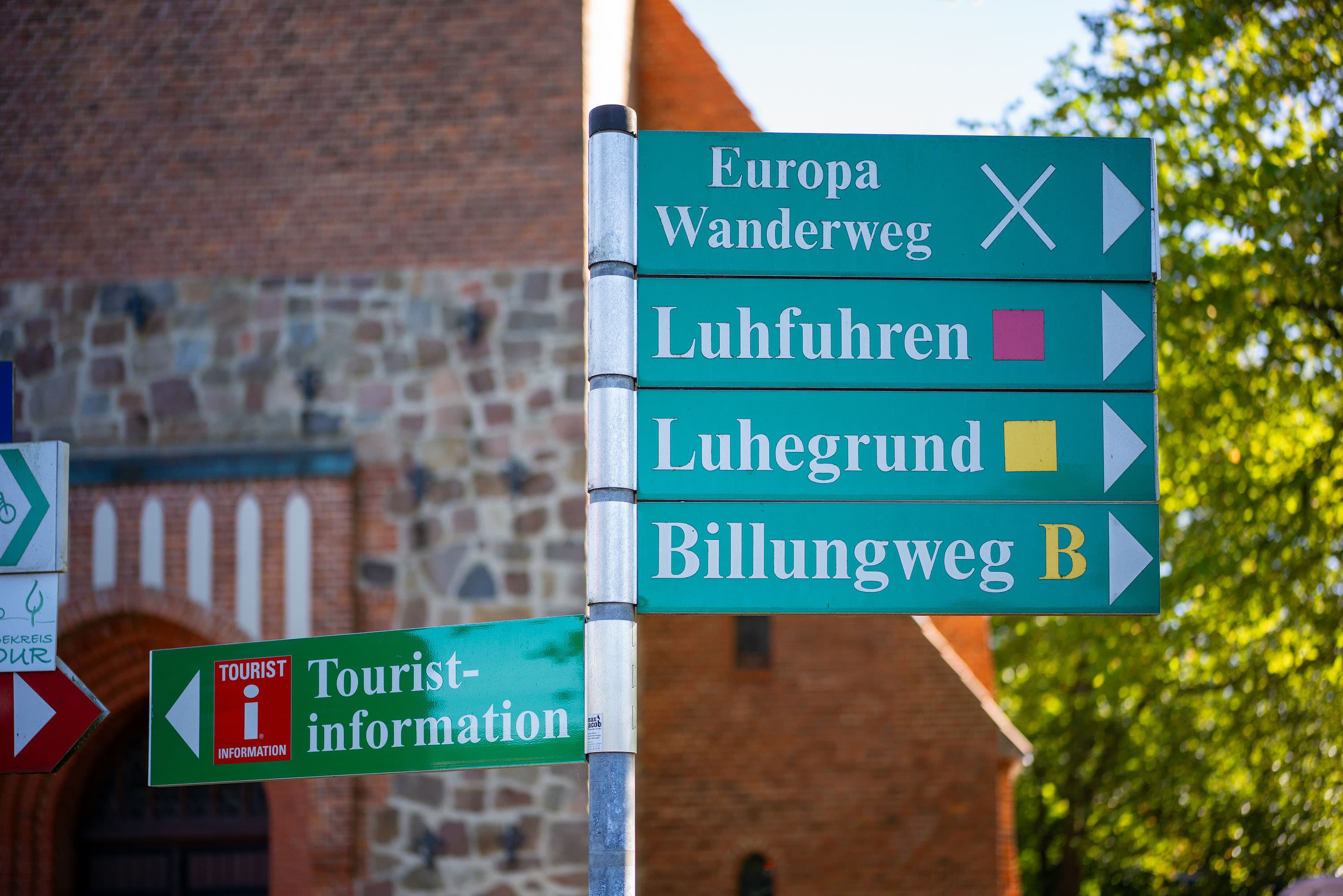 Die viele Freizeitmöglichkeiten in Bispingen sind gut ausgeschildert