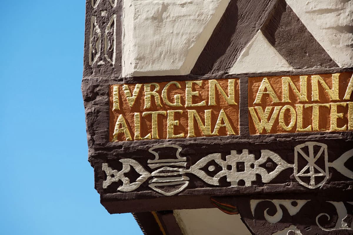 fachwerk fries in celle altstadt