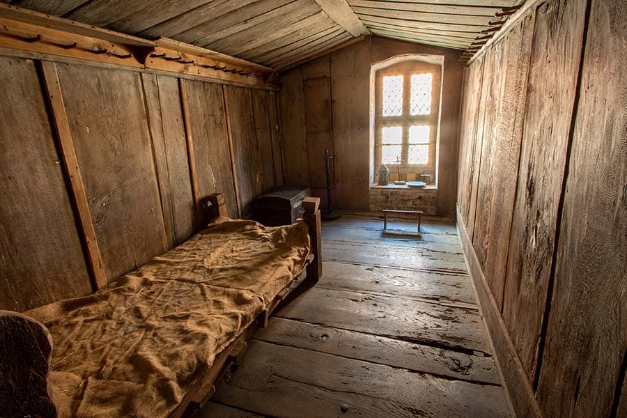 karge Kammer einer Nonne im Kloster Lüne