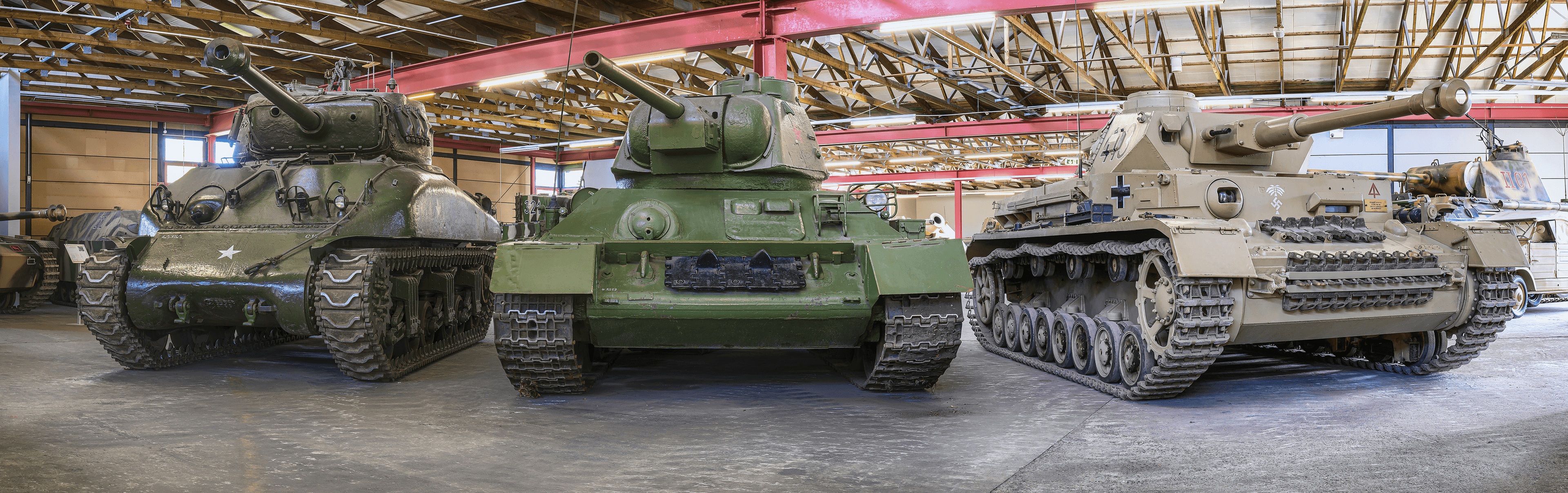 Panzer Triumvirat im Panzermuseum