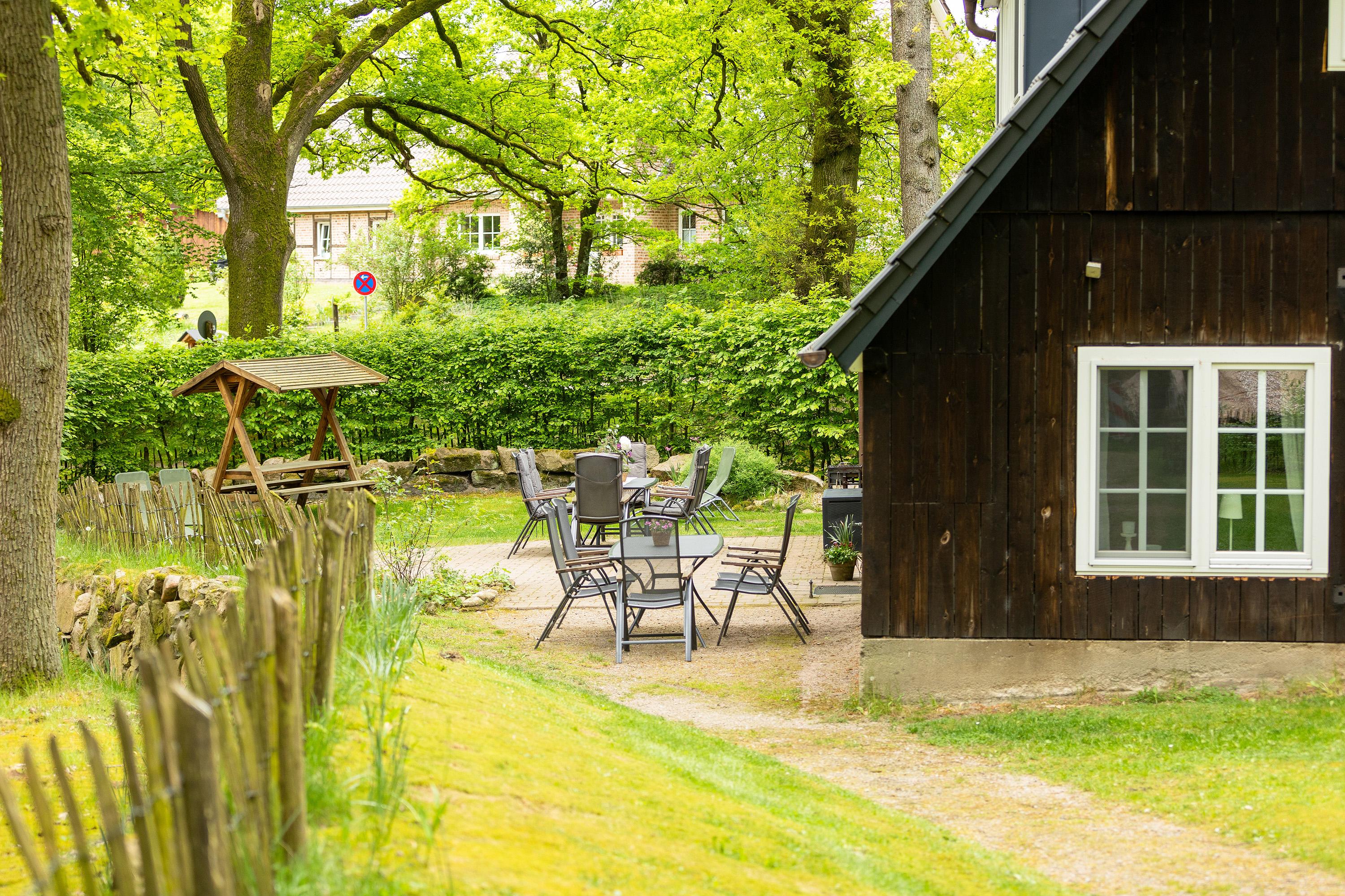Ferienwohnung mit Terrasse auf dem Hof Bockelmann in Bispingen 
