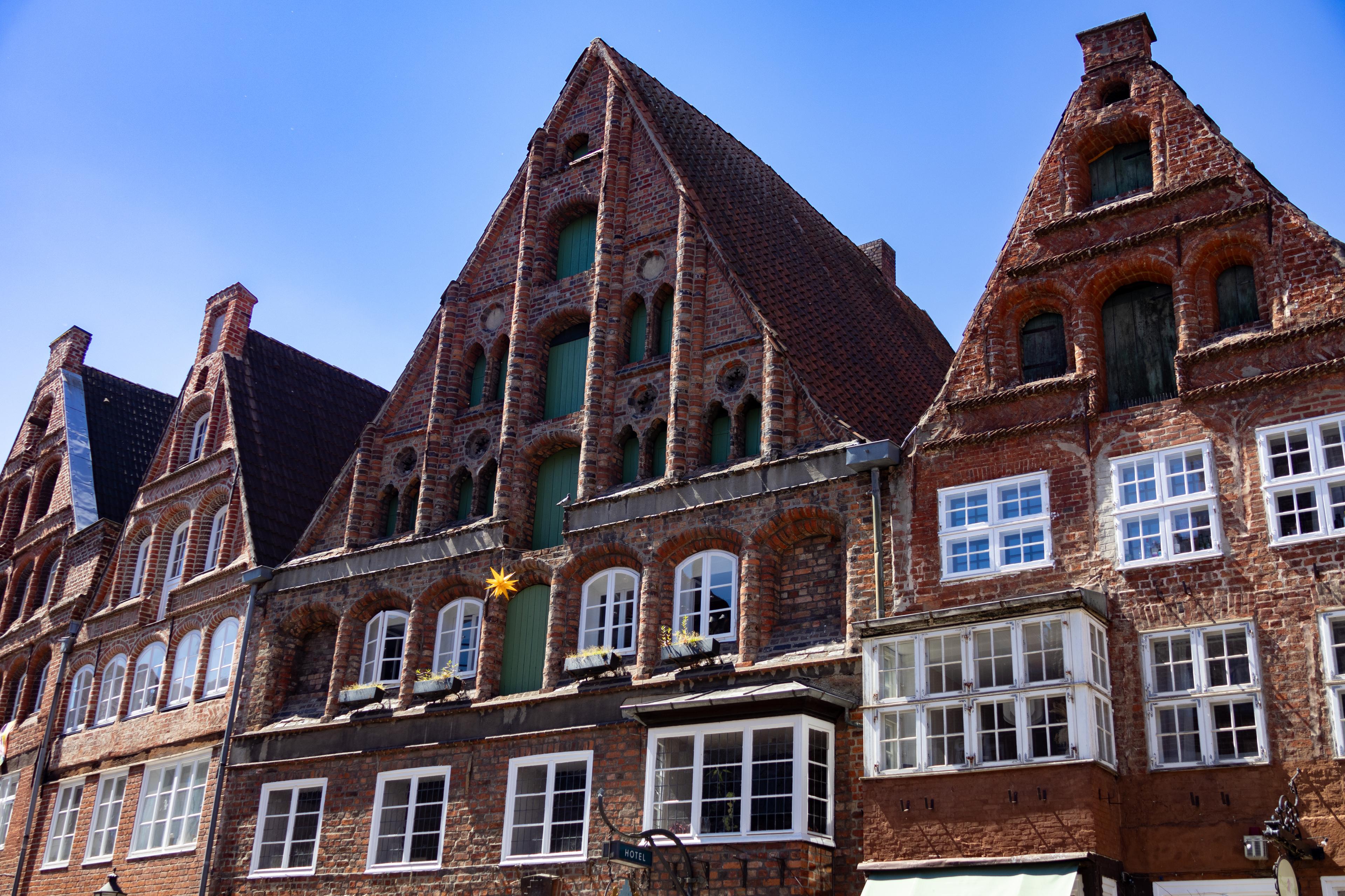 Einzigartige Giebel in der Altstadt von Lüneburg