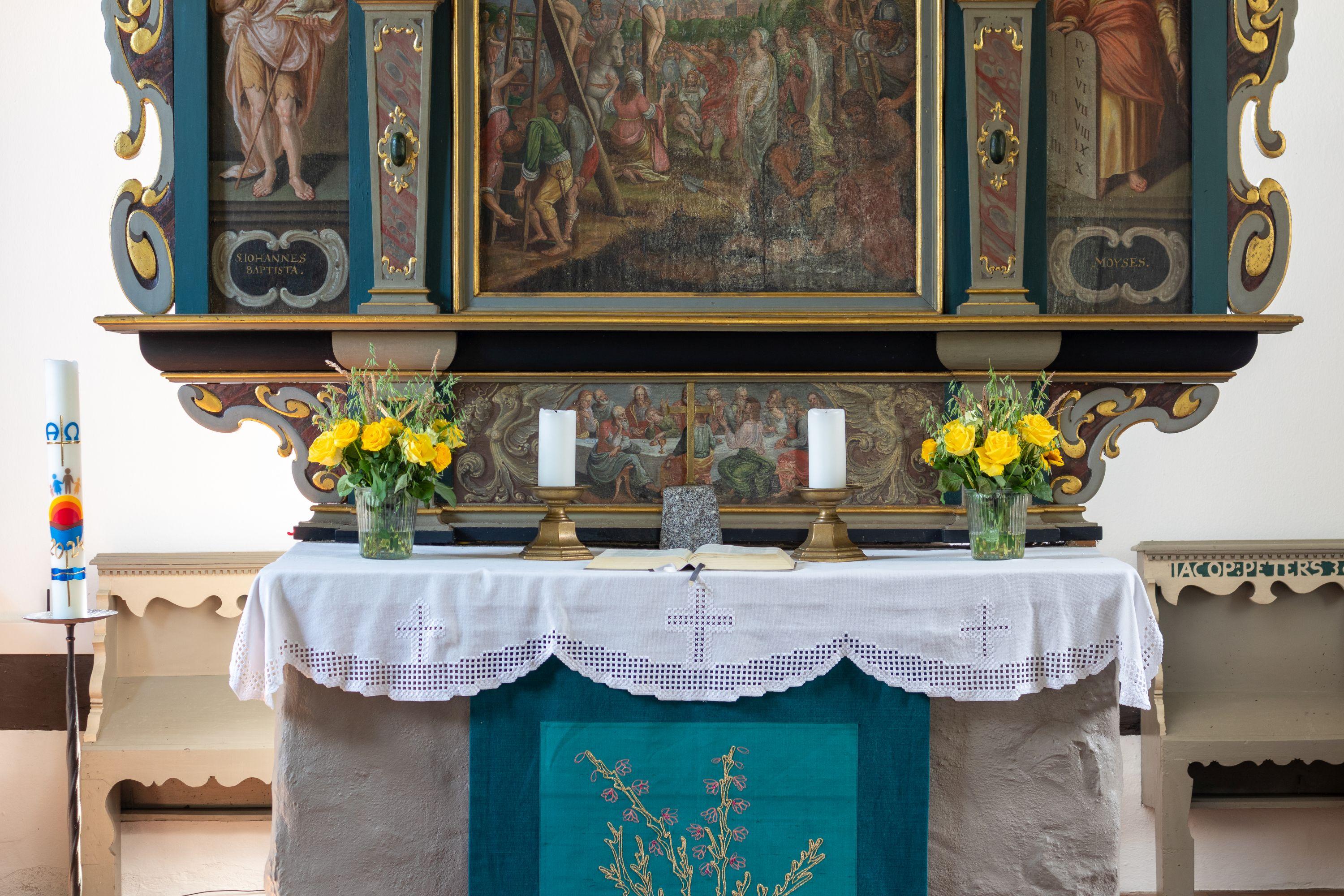 Altar in der St. Magdalenen Kirche in Undeloh 