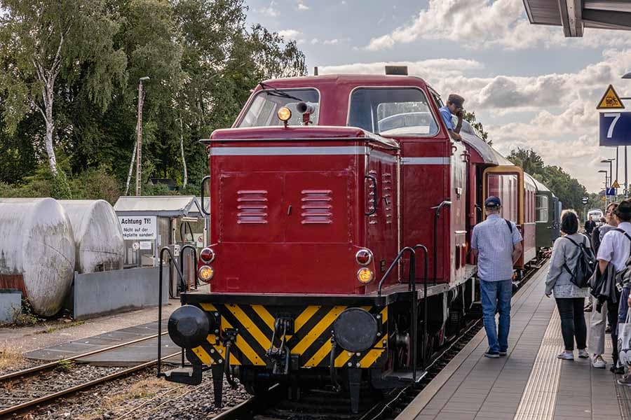 HEIDE EXPRESS im Bahnhof Soltau