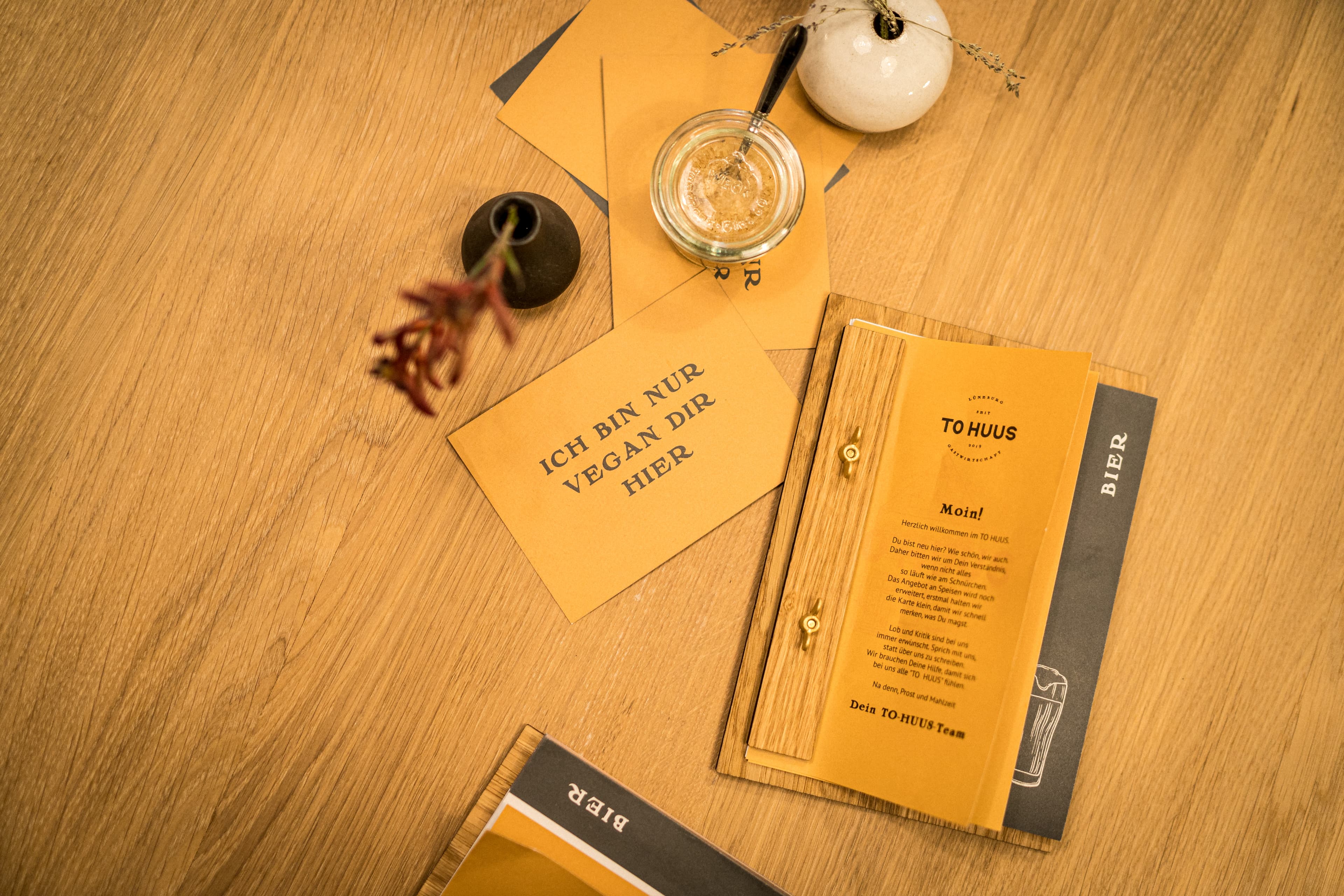 Vegane Küche im restaurant in Lüneburg