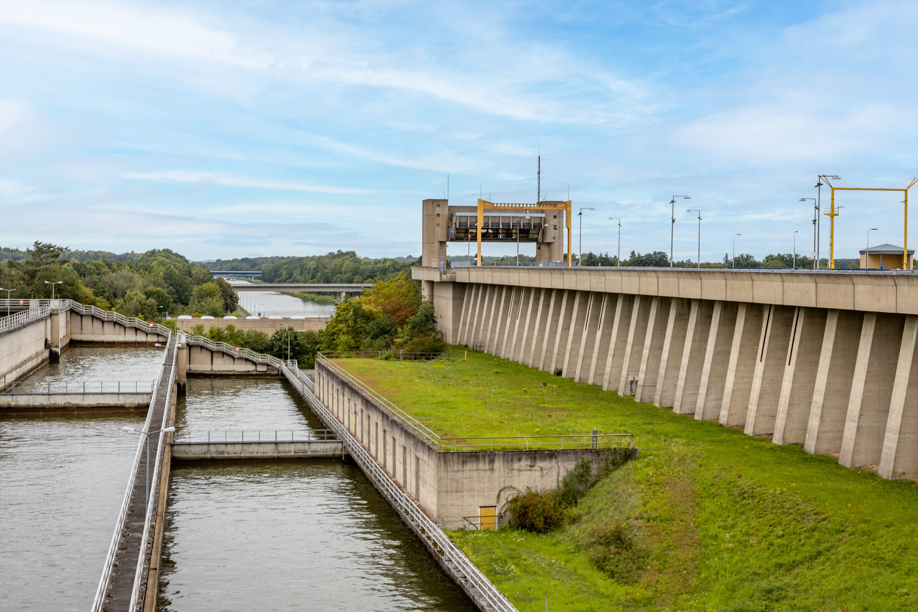 Schleuse am Elbenseitenkanal