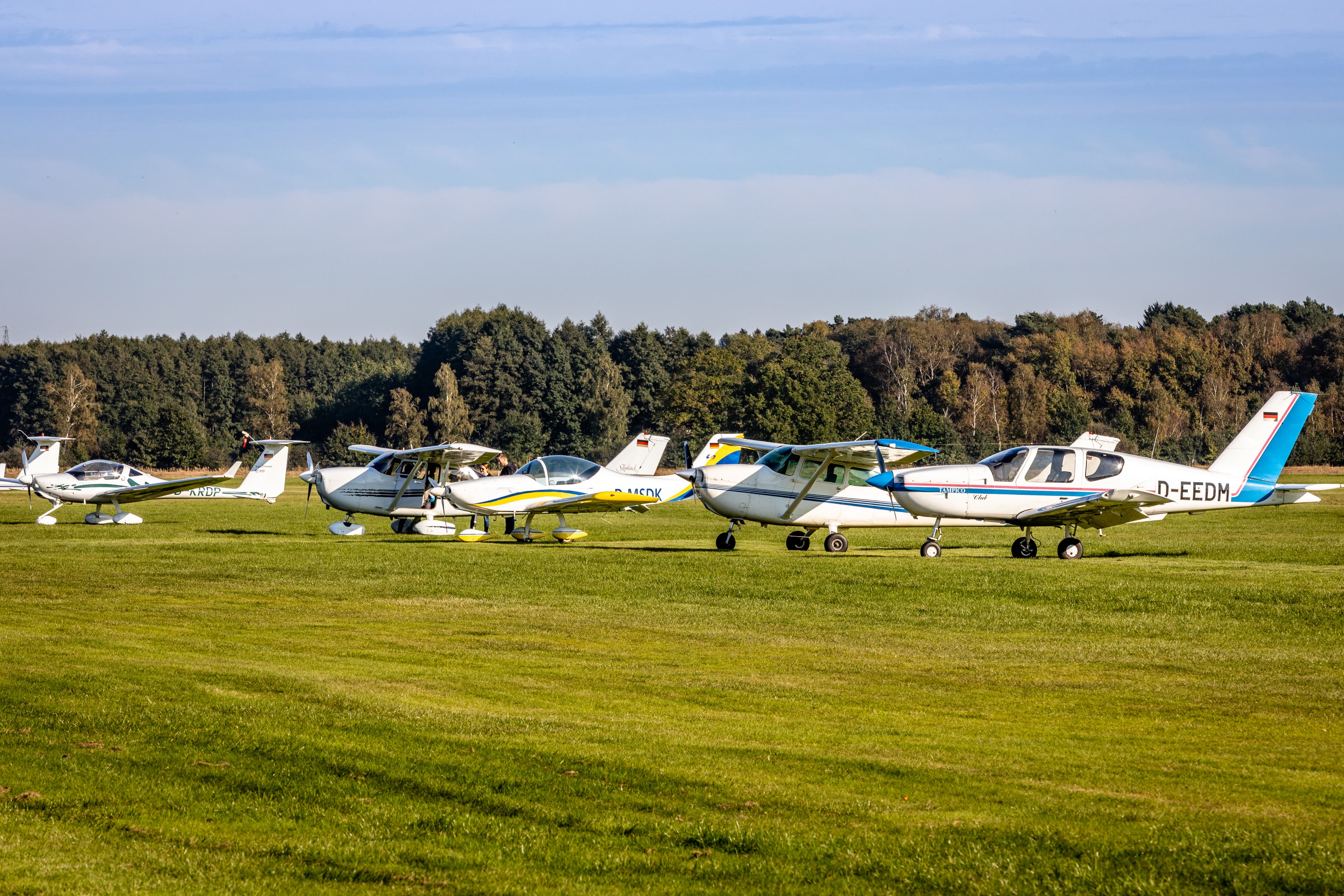 Ein Stop am Flughafen Hodenhagen
