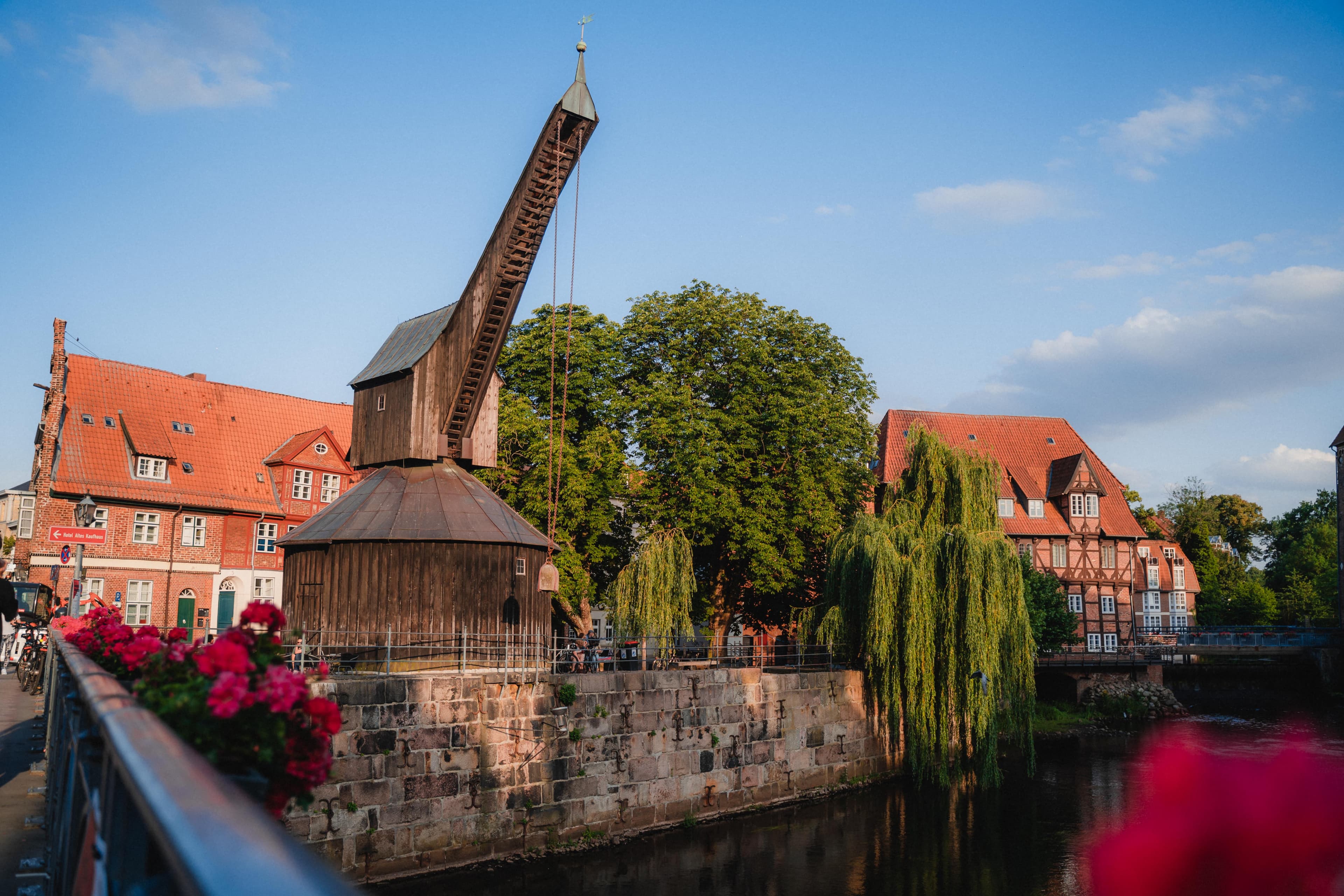 Der Alte Kran im Lüneburger Wasserviertel