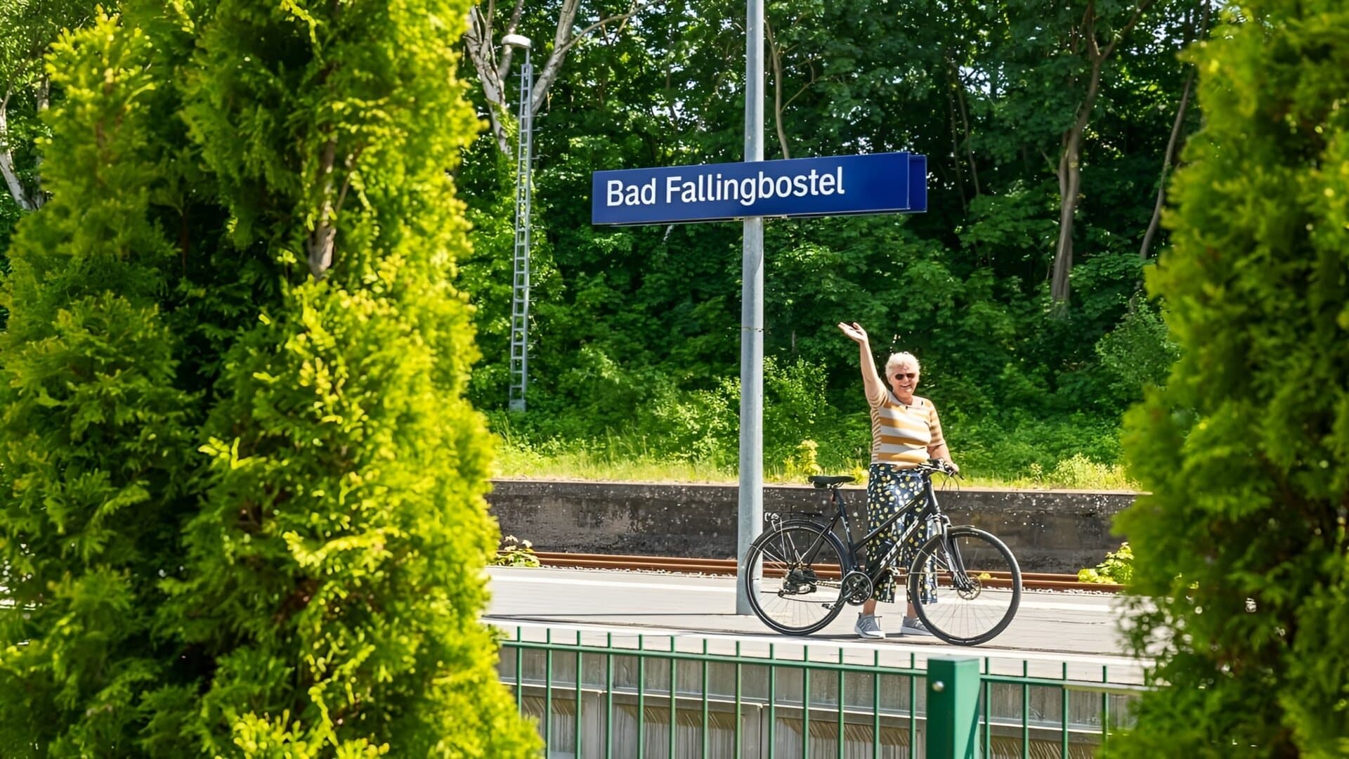 Der Bahnhof in Bad Fallingbostel erlaubt die Anreise mit der Bahn