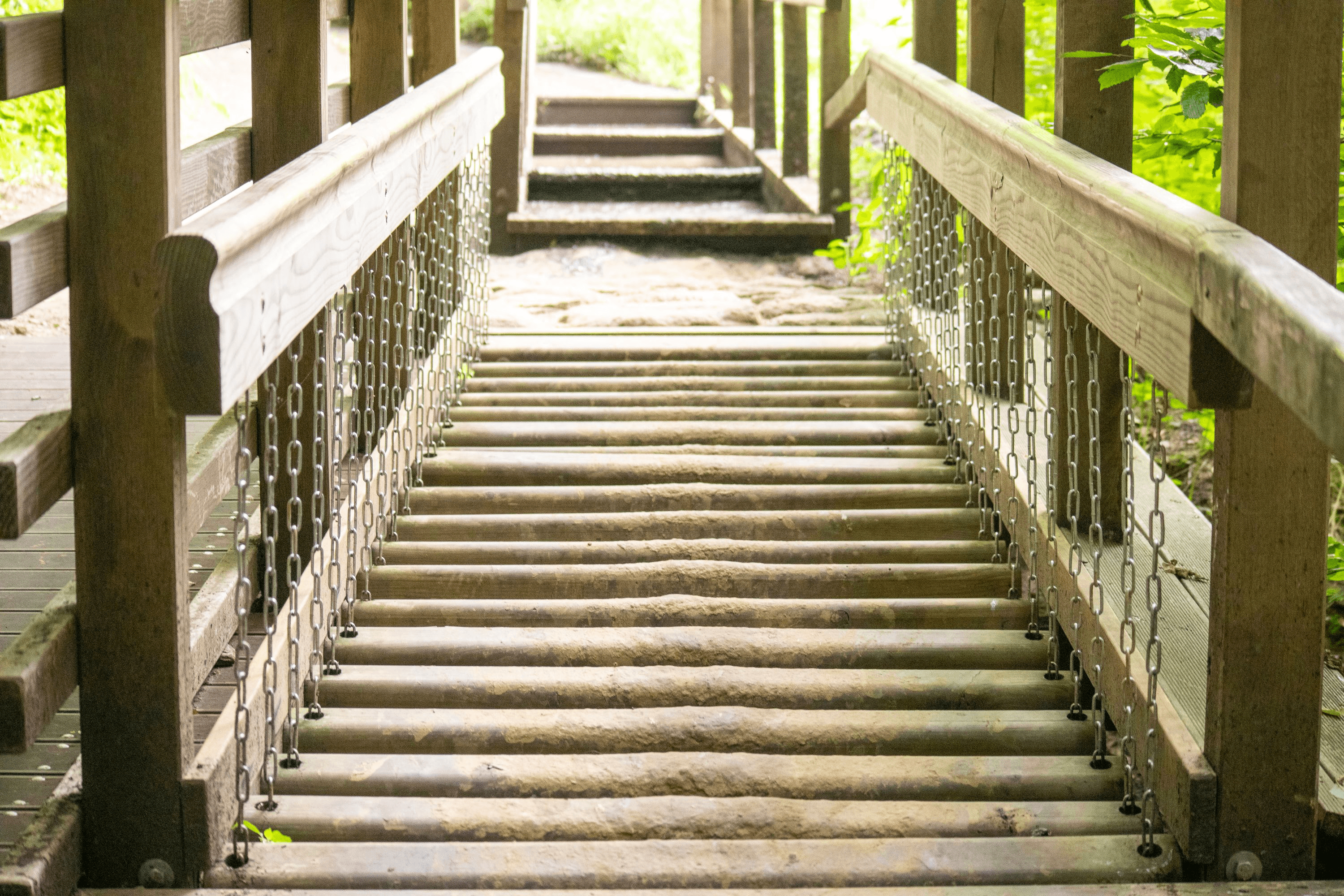 eine der vielen Stationen im Barfusspark Egestorf