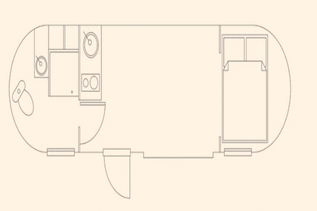 Grundriss TinyHaus in Tostedt