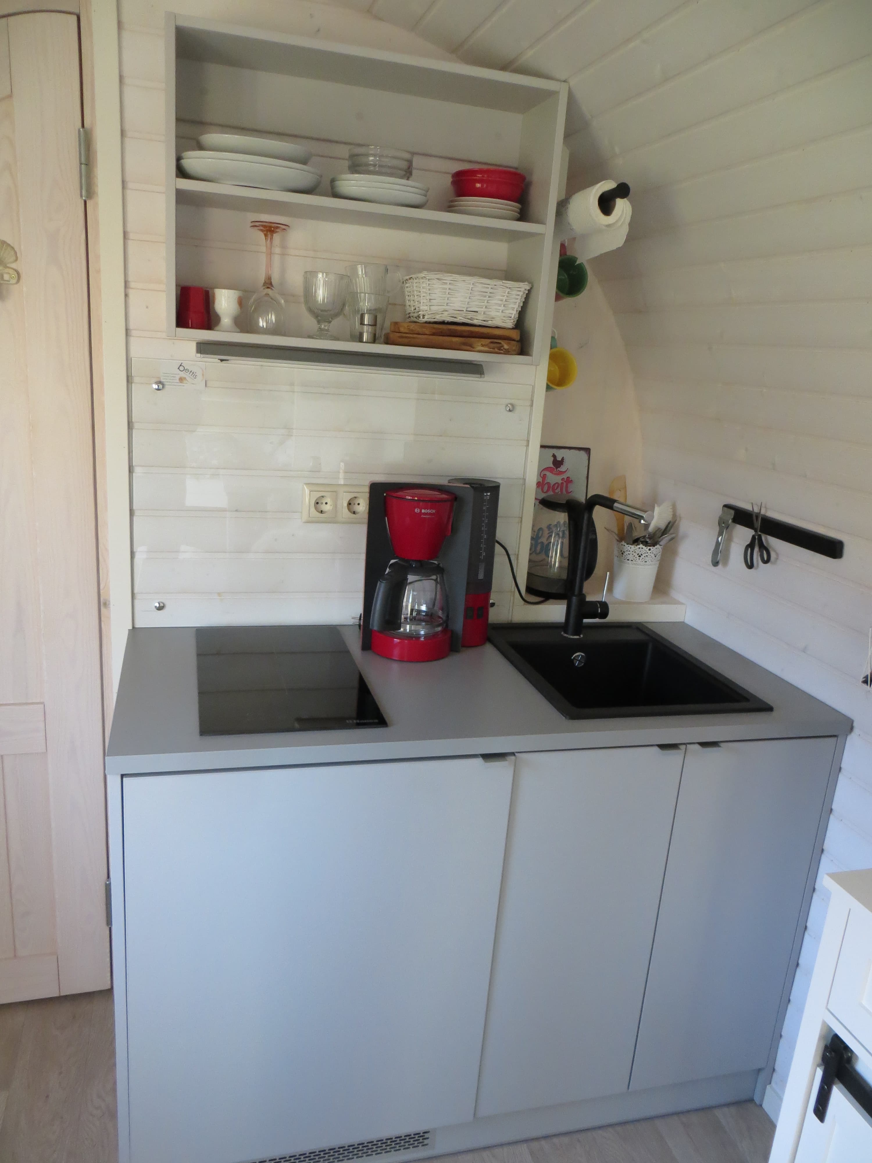 Küche im TinyHaus in Tostedt