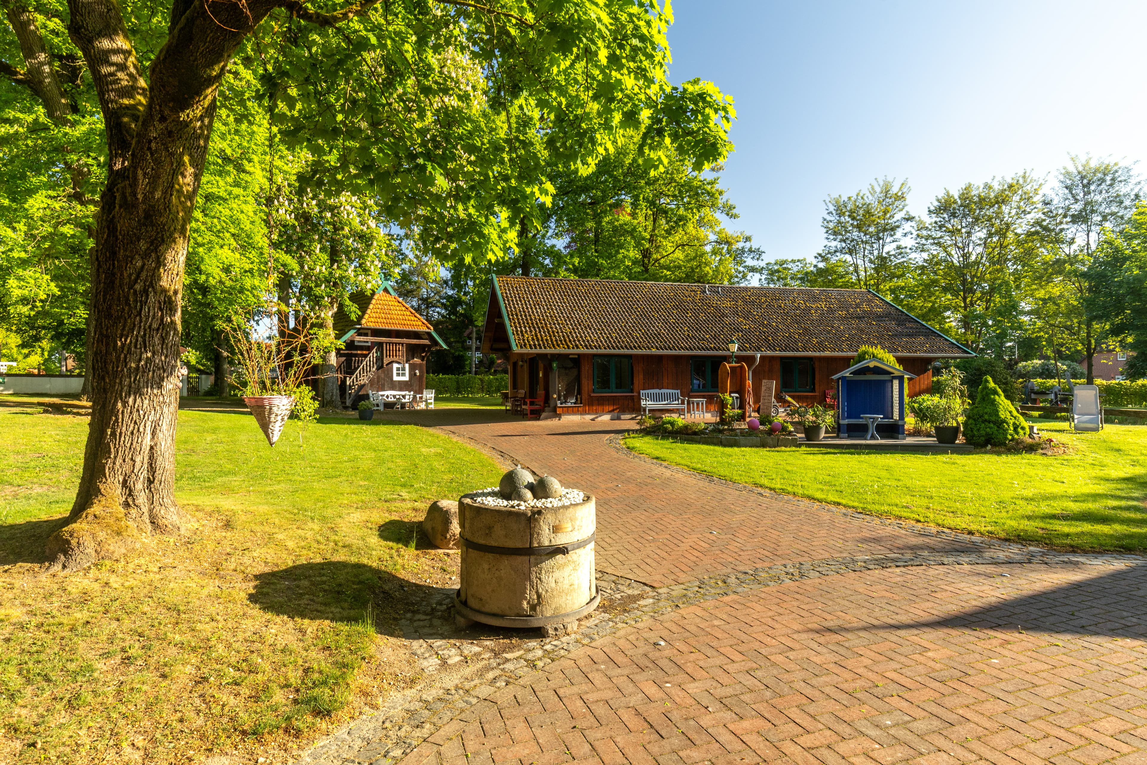 Garten des Naturotel Hof Ehlers bei Bergen