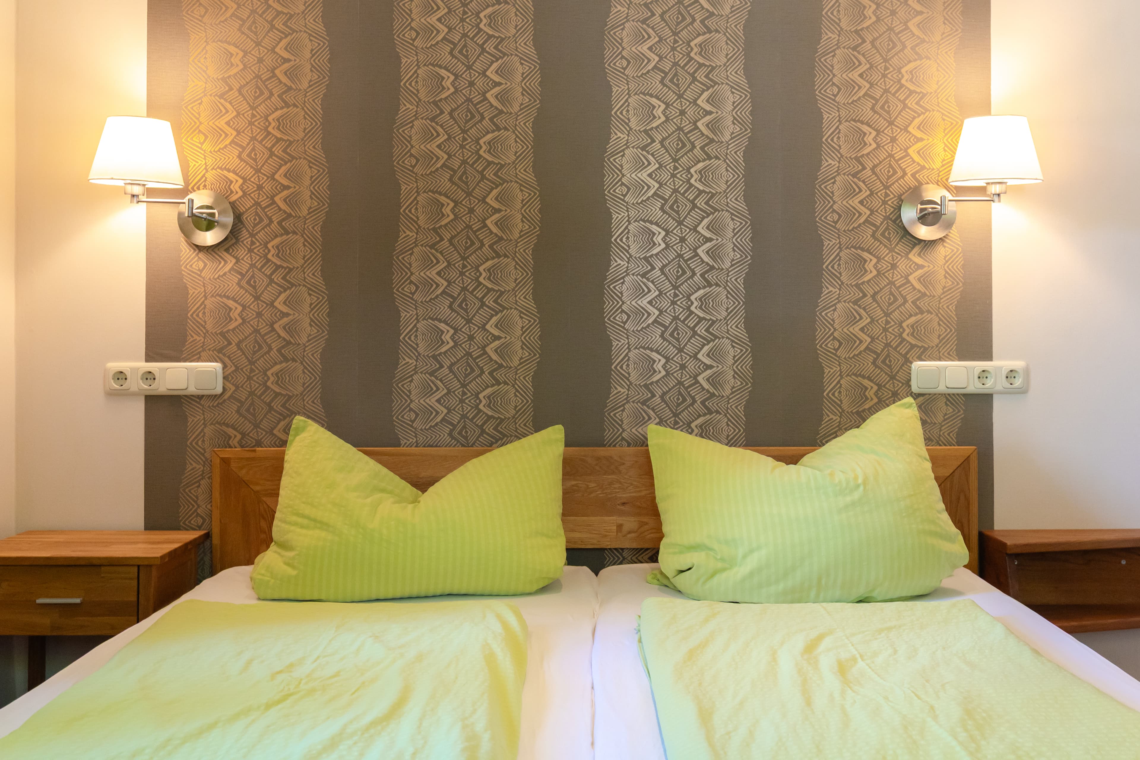 Doppelzimmer in dem Ferienhaus auf Hof Ehlers bei Bergen