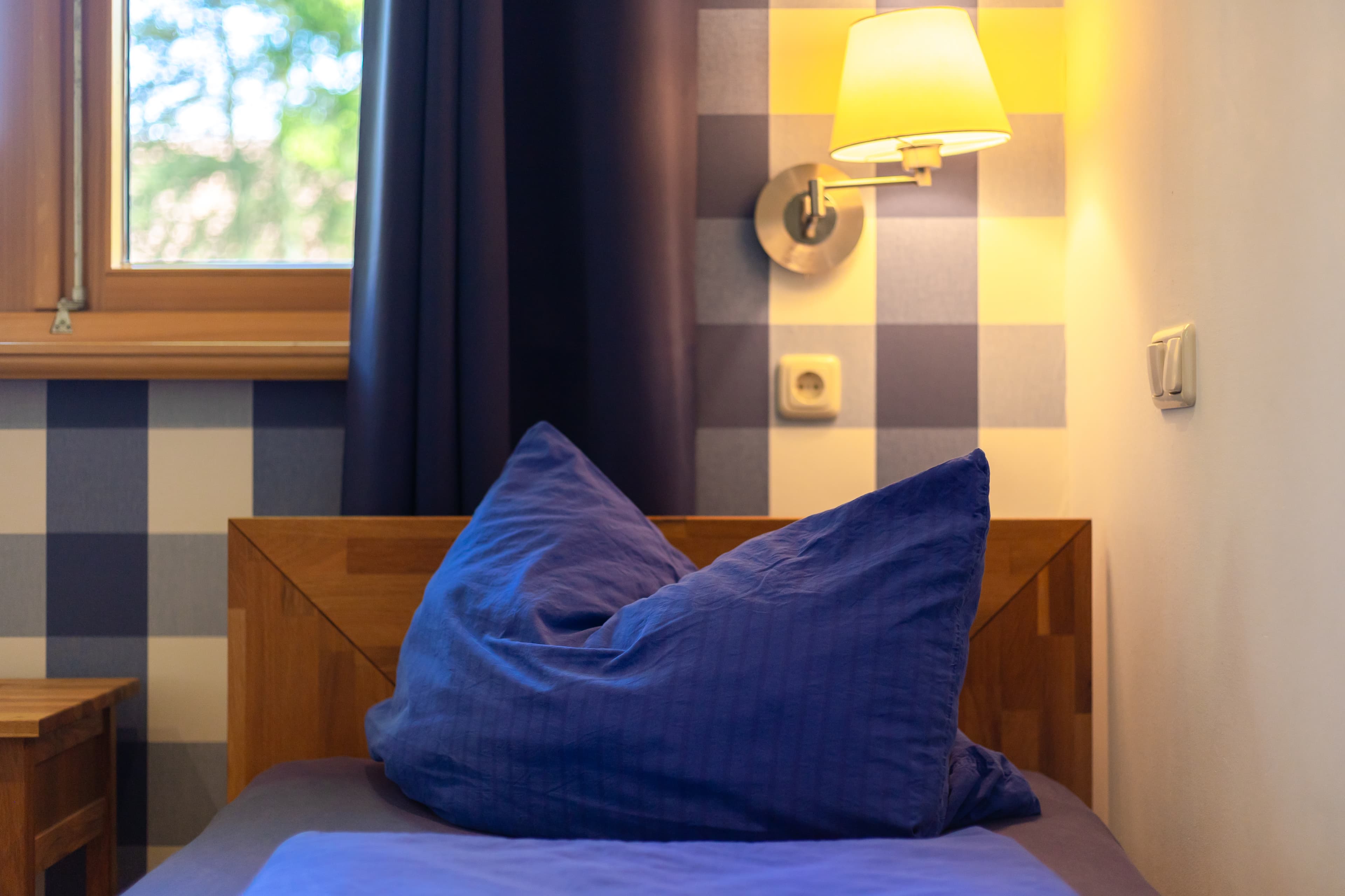 Zweibettzimmer in dem Ferienhaus auf Hof Ehlers bei Bergen