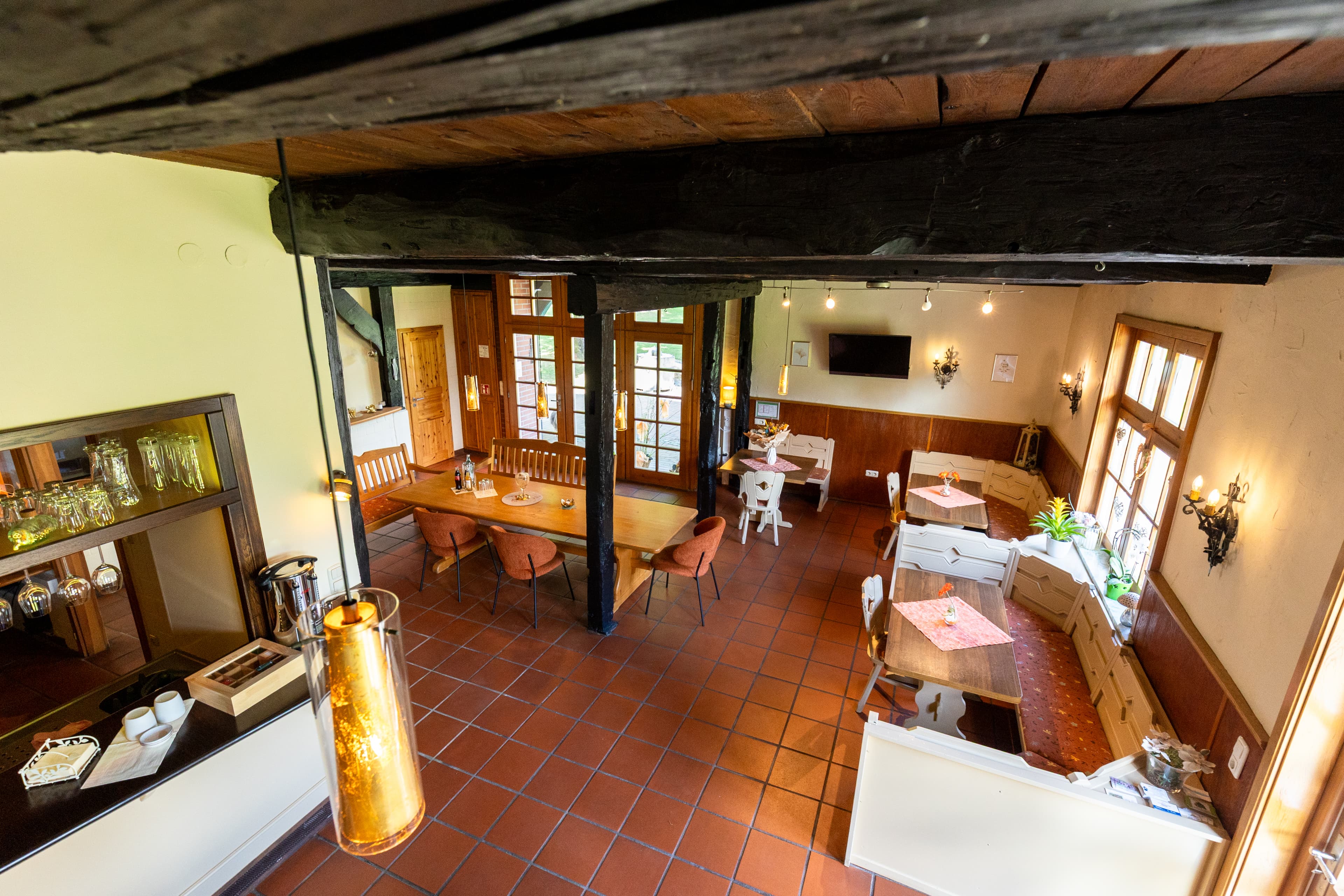 Speisezimmer im Naturotel Hof Ehlers bei Bergen