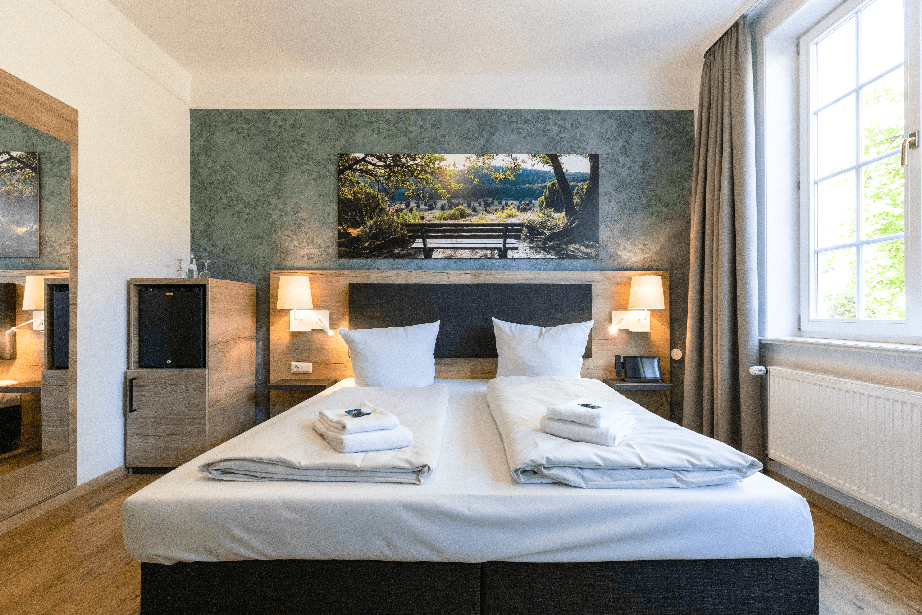 Doppelzimmer Nr.104 im Hotel Gutshof im Oertzetal bei Hermannsburg