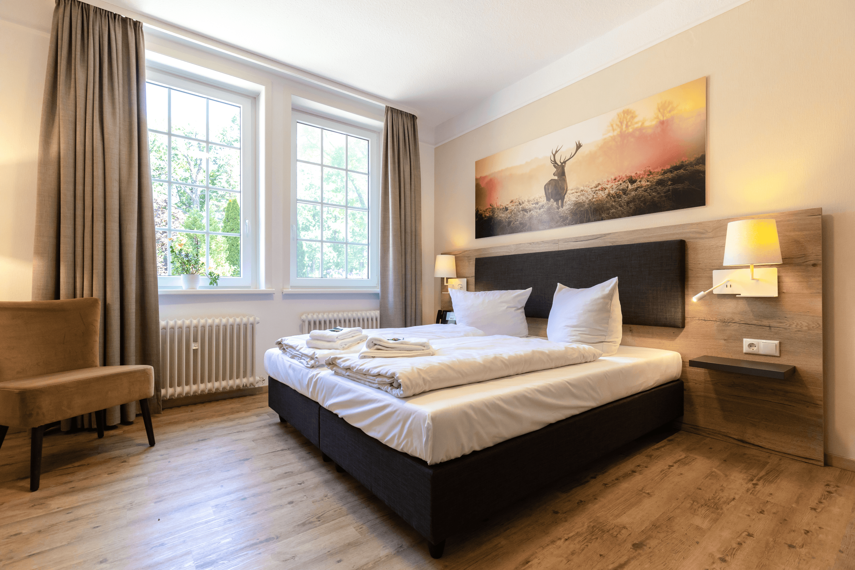 Doppelzimmer Nr.105 im Hotel Gutshof im Oertzetal bei Hermannsburg