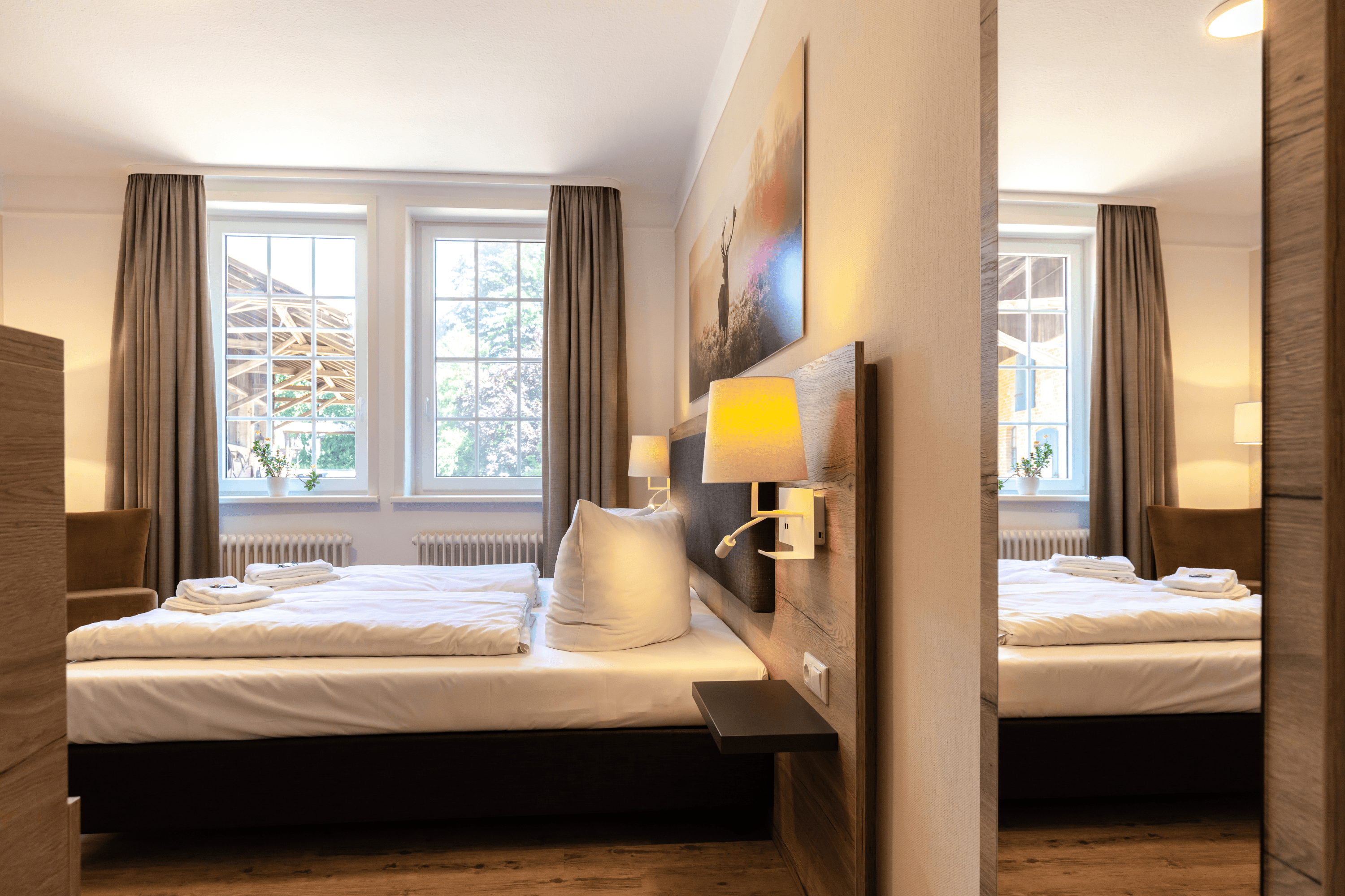 Doppelzimmer Nr.105 im Hotel Gutshof im Oertzetal bei Hermannsburg