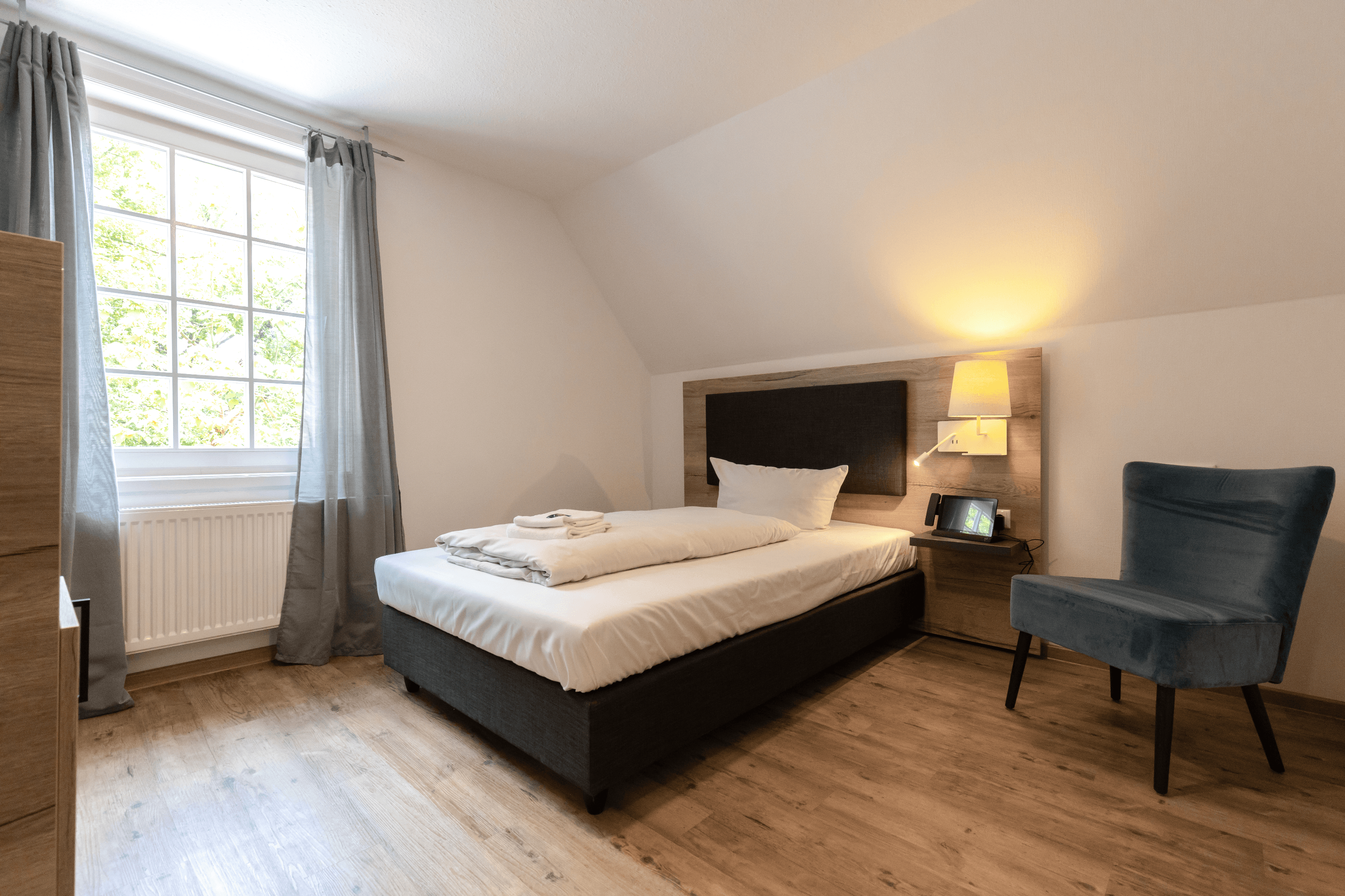 Einzelzimmer Nr.210 im Hotel Gutshof im Oertzetal bei Hermannsburg