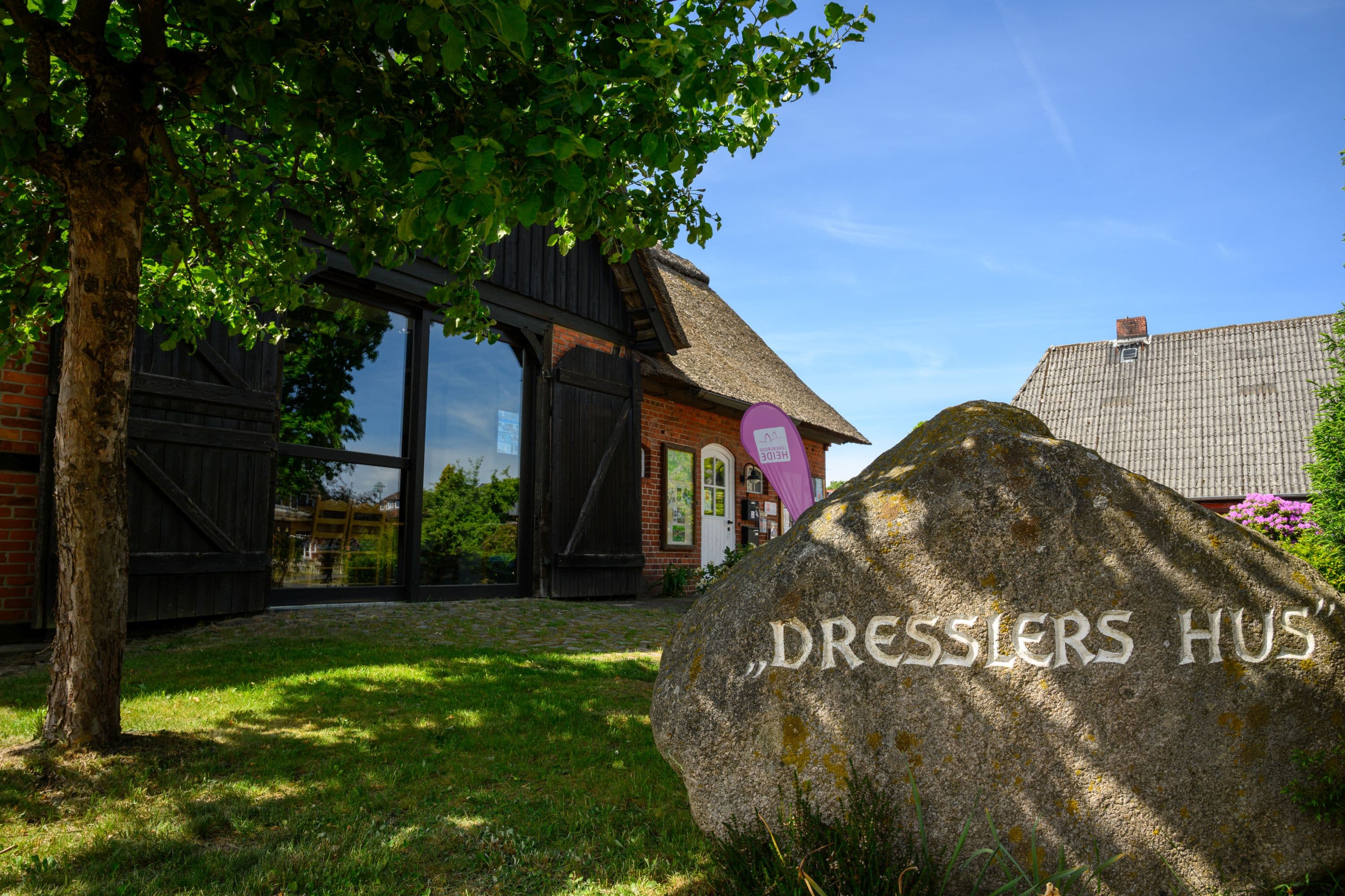 Dresslers Hus mit Tourist-Information in Egestorf in der Lüneburger Heide
