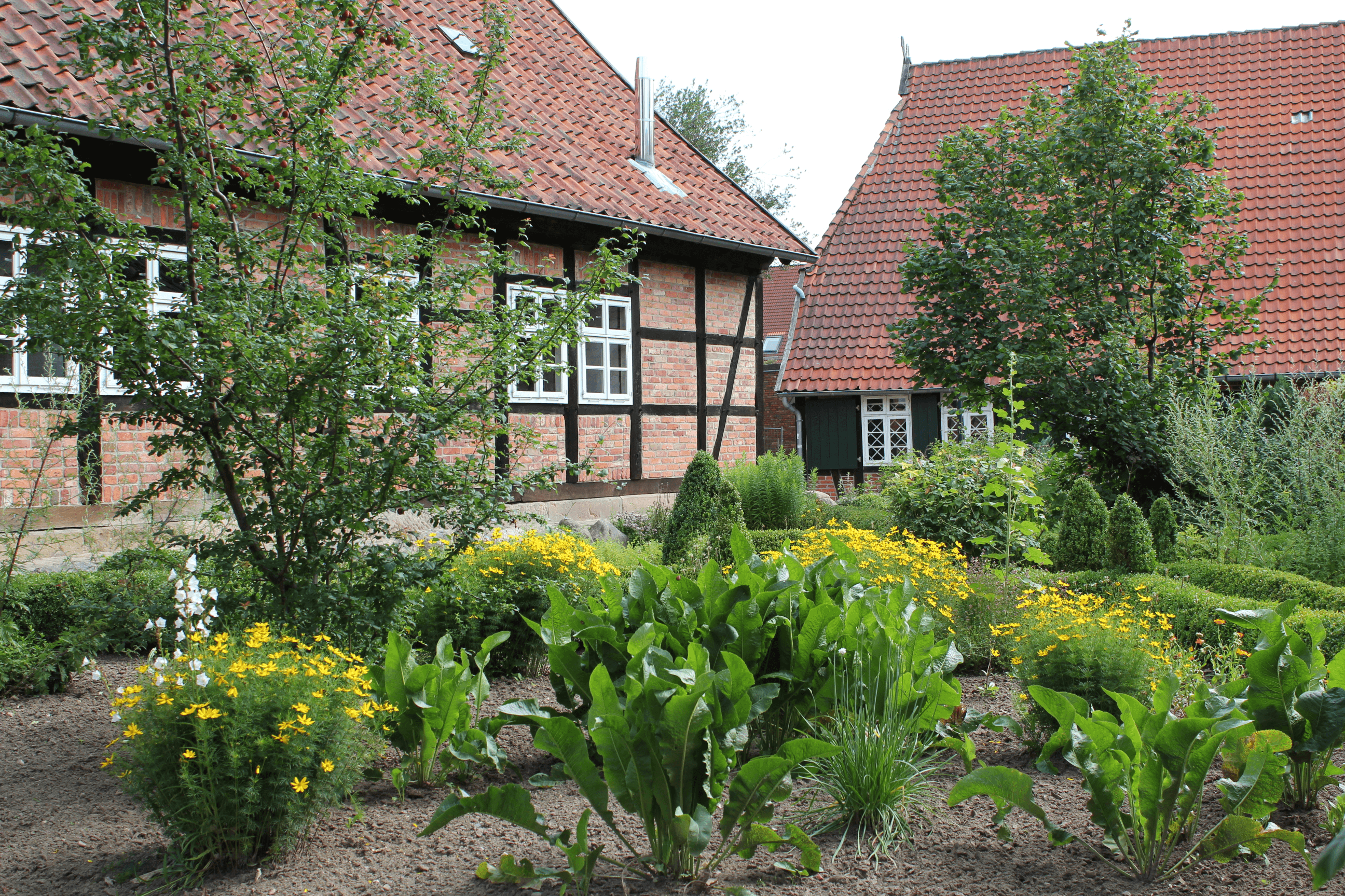 Garten am Museum Römstedthaus in Bergen