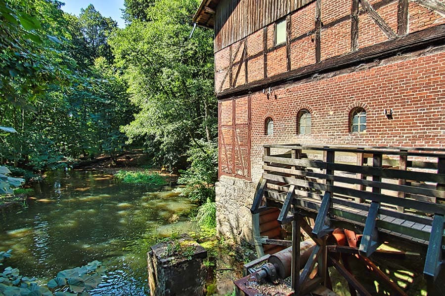 Schneverdingen Wassermühle Lünzen Gebäude