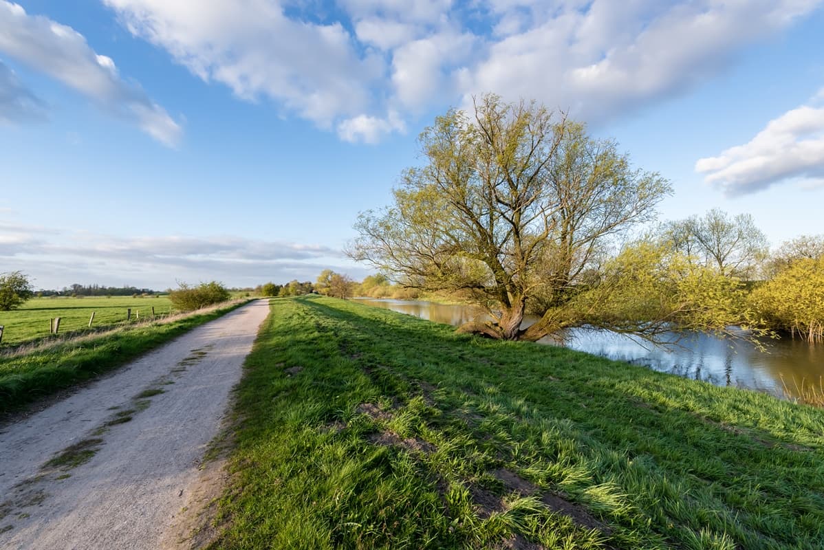 Seeveniederung Seeve Fluss Seevetal Lüneburger Heide Naturschutzgebiet