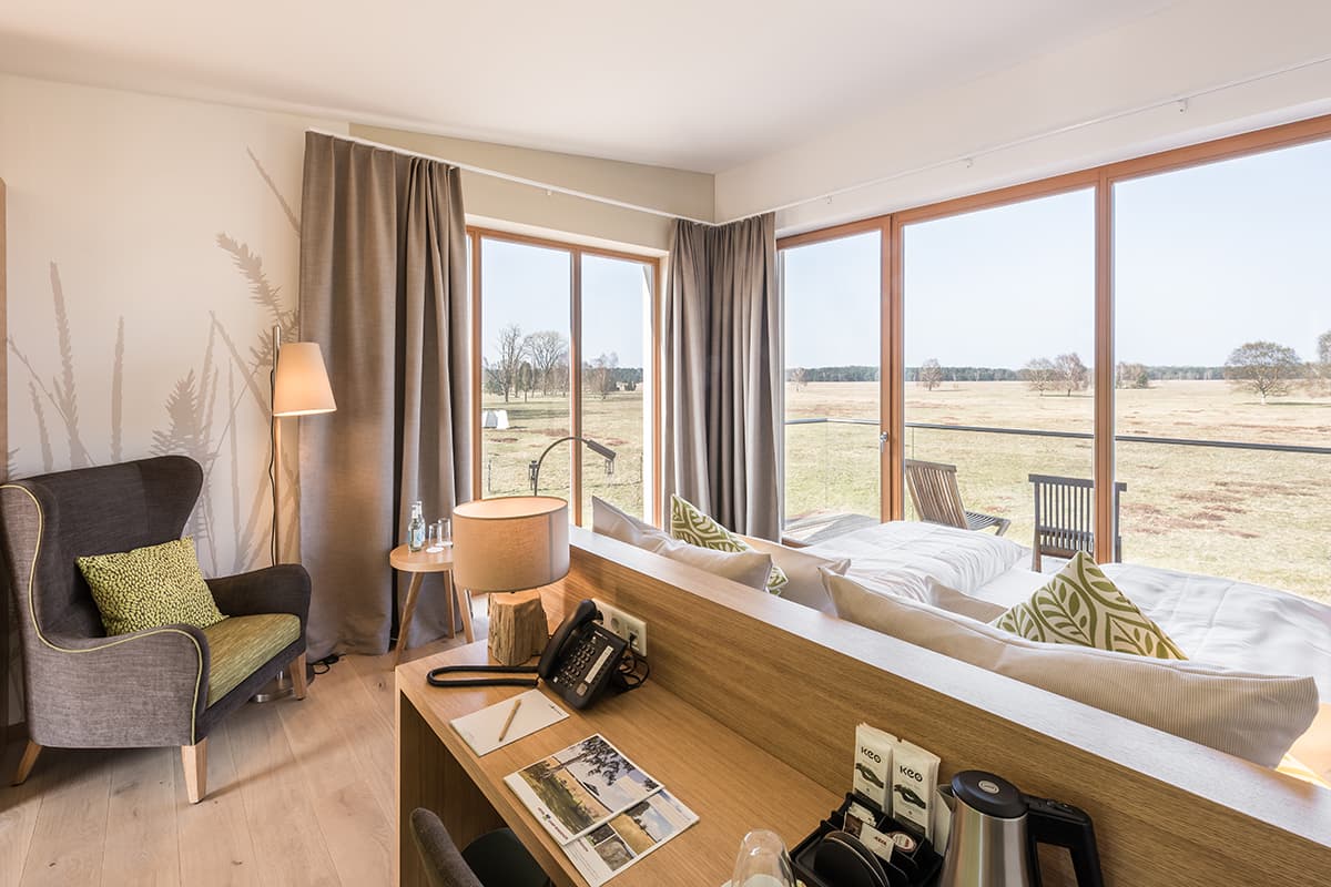 MehrBlick-Zimmer Panorama im Hotel Camp Reinsehlen