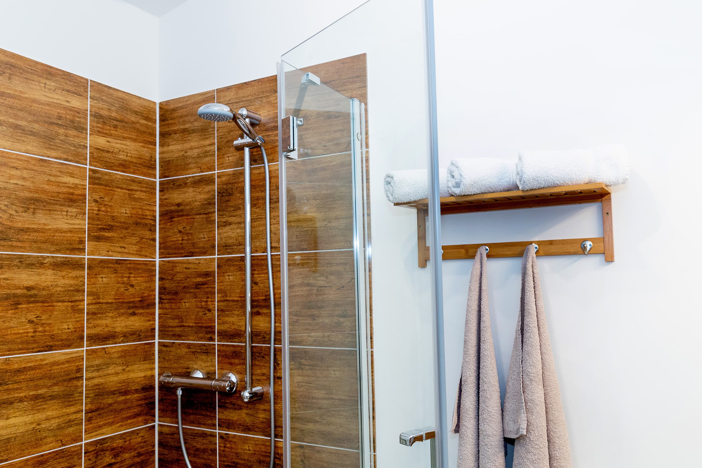 Badezimmer in der Ferienwohnung Zur Heidschnucke in Toppenstedt