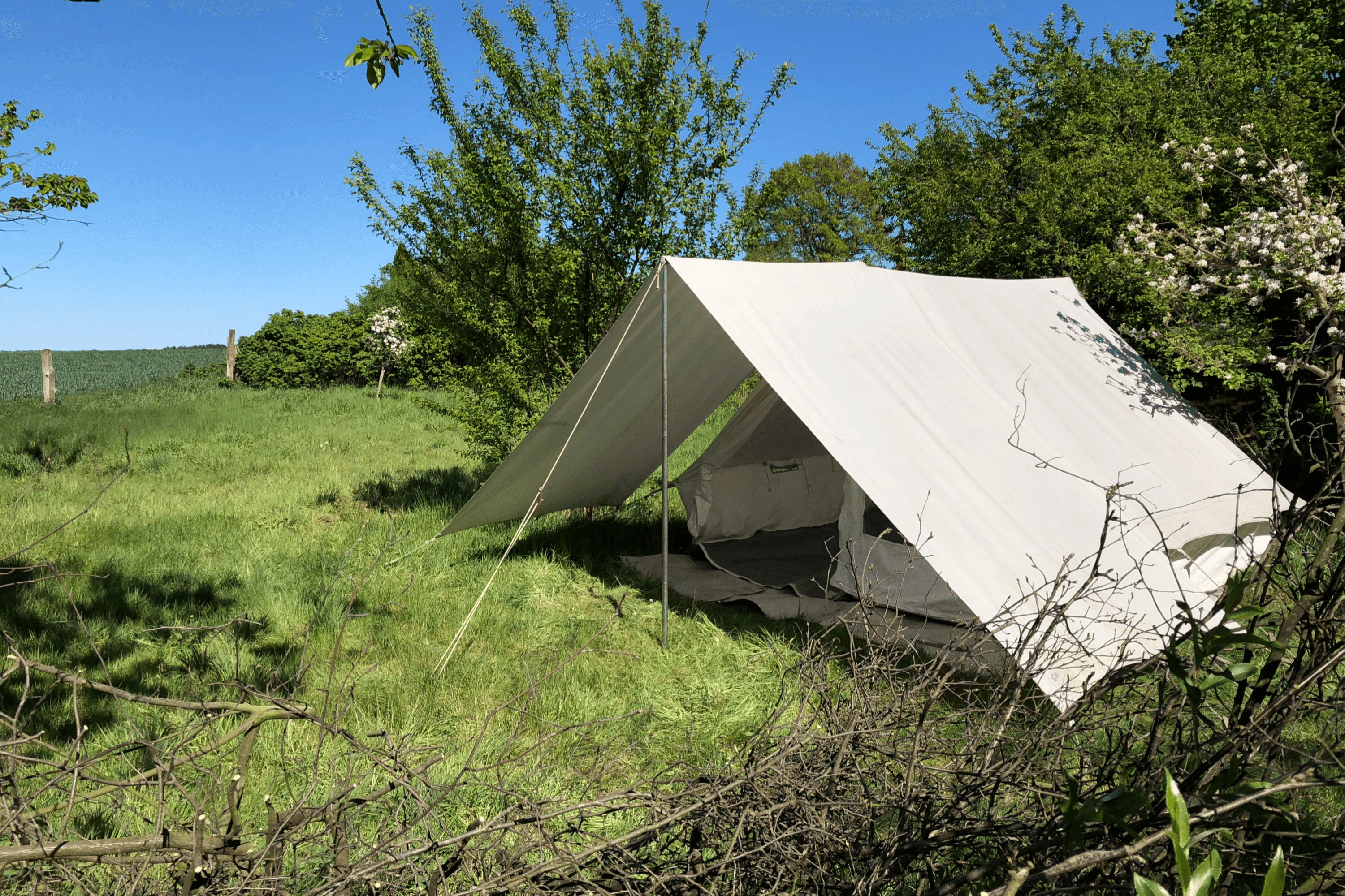 Zelten Ferienhaus Jagdhütte zum Heidebach Müden Örtze