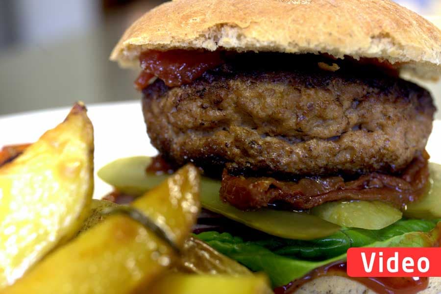 Das Rezept für einen Heidschnucken Burger