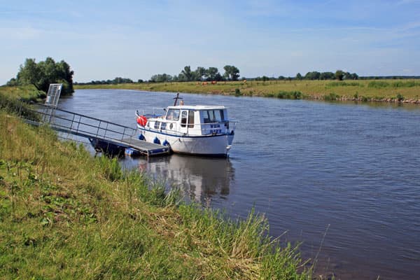 Der Fluss Aller prägt den Ort Hodenhagen