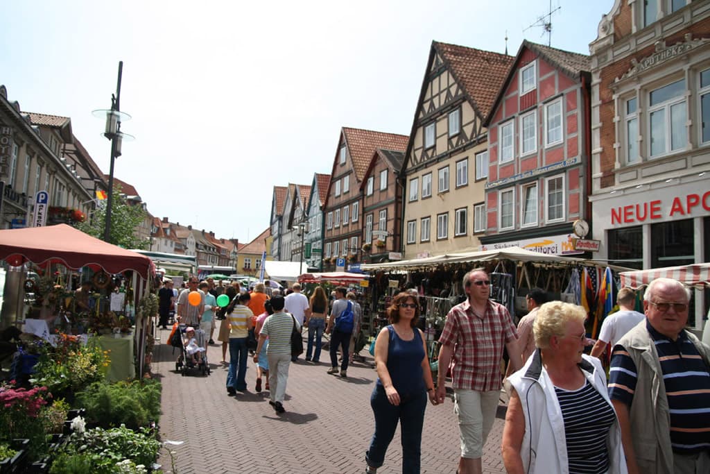 Jedes Jahr findet in Uelzen das Stadtfest statt