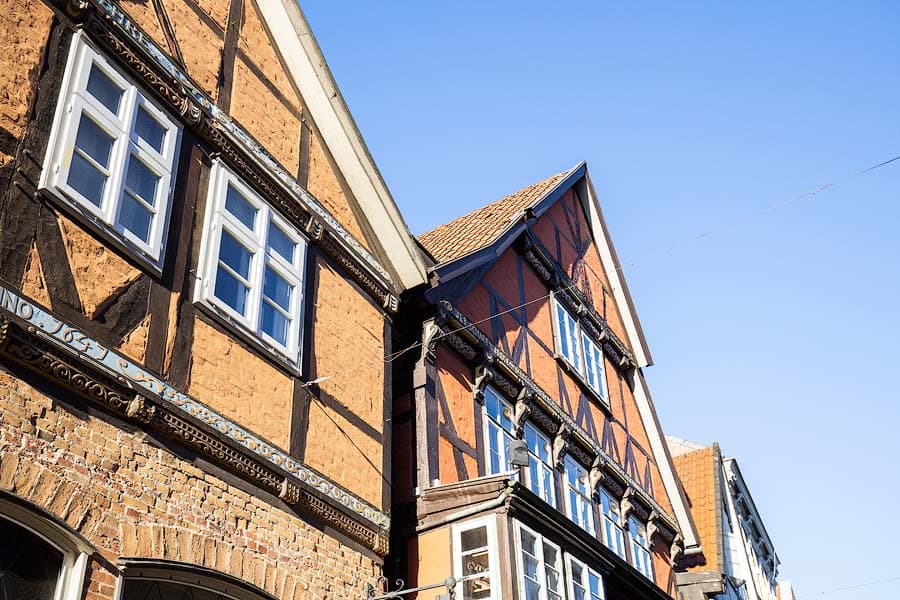 In Uelzen gibt es viele Fachwerkhäuser