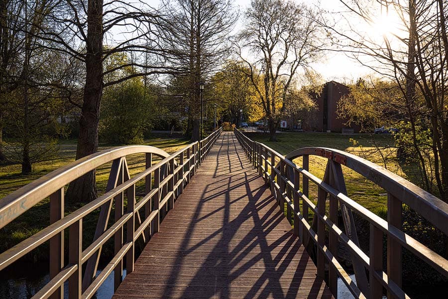 Blick auf die Brücke am Schnellenmarkt in Uelzen